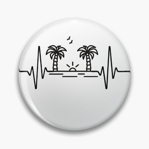 Item preview,  I Love Tropical Islands Heartbeat Pulse Hawaii Take Me To The Beac designed and sold by Sun Sand & Sea Art.