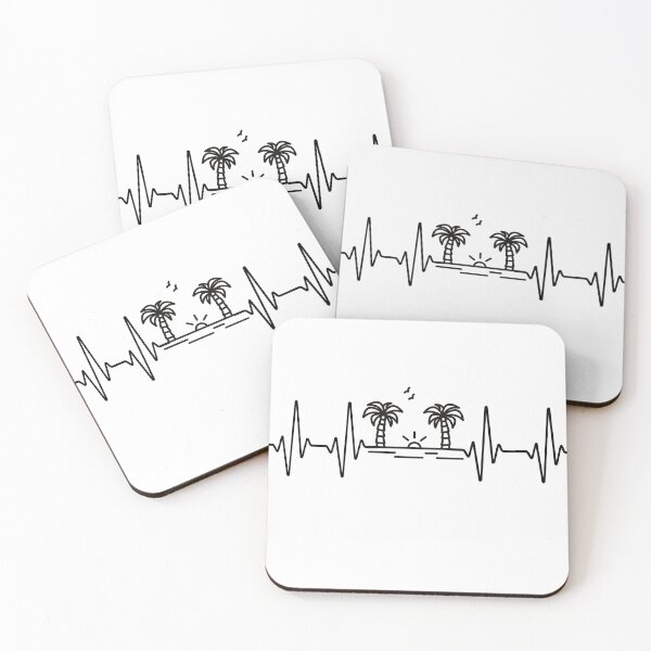 Item preview,  I Love Tropical Islands Heartbeat Pulse Hawaii Take Me To The Beac designed and sold by Sun Sand & Sea Art.
