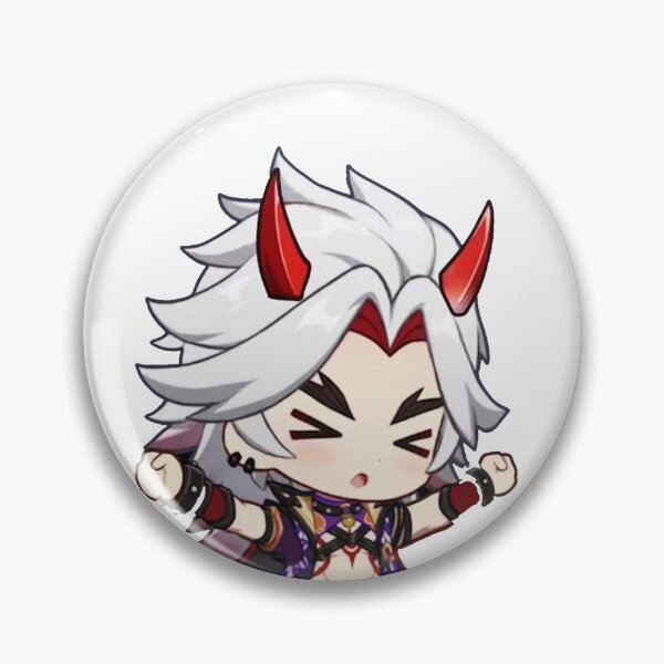 Item preview, Genshin Impact Arataki Itto Chibi Cute  designed and sold by Omagatoki.