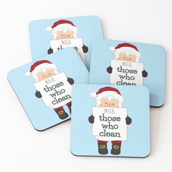 Item preview, Santa Clause Nice List For Those Who Clean Housekeeper designed and sold by SavvyCleaner.