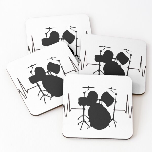 Item preview, Drum set with heartbeat designed and sold by LindaLG.