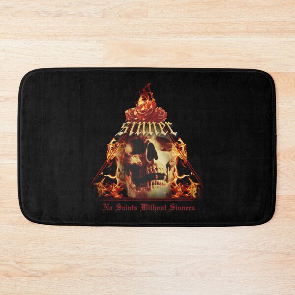 Item preview, No Saints Without Sinners - Rose, Skull and Fire designed and sold by yoshra.