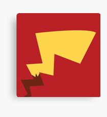 Male Pikachu Tail Canvas Print