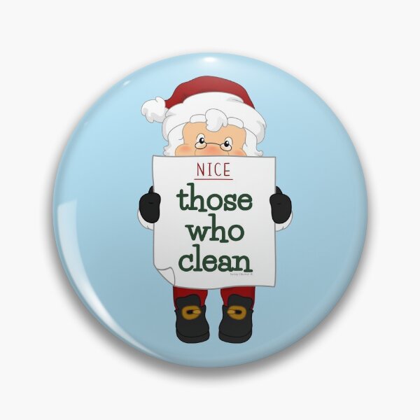 Item preview, Santa Clause Nice List For Those Who Clean Housekeeper designed and sold by SavvyCleaner.