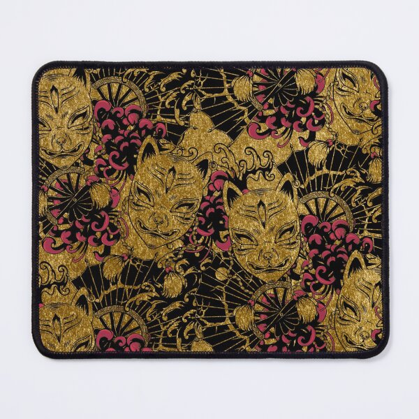 Item preview, Kitsune Mask Japanese Pattern Artwork Japan Lover Theme designed and sold by SoccaTamam.