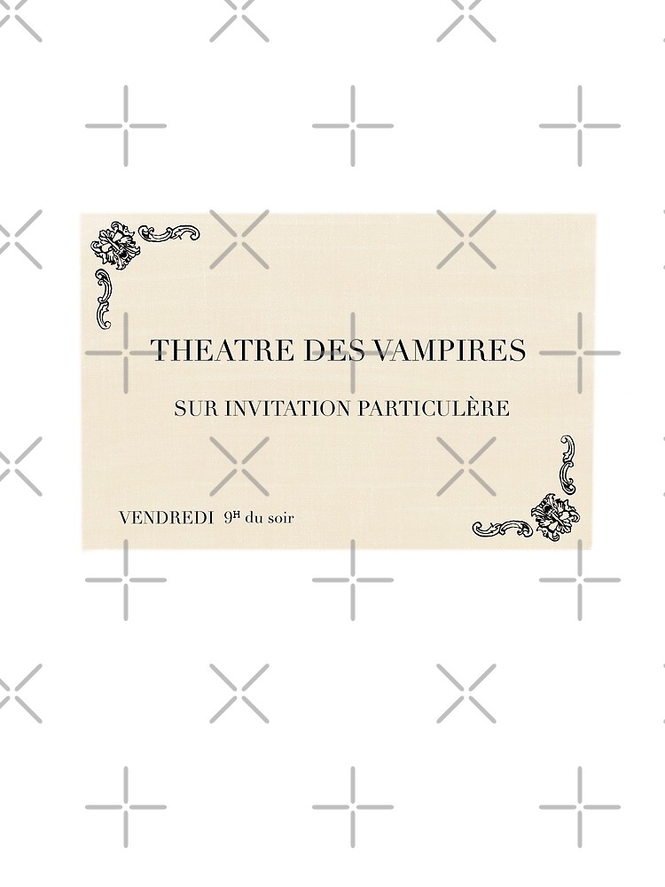 Theatre des Vampires Invitation&quot; Greeting Card for Sale by 