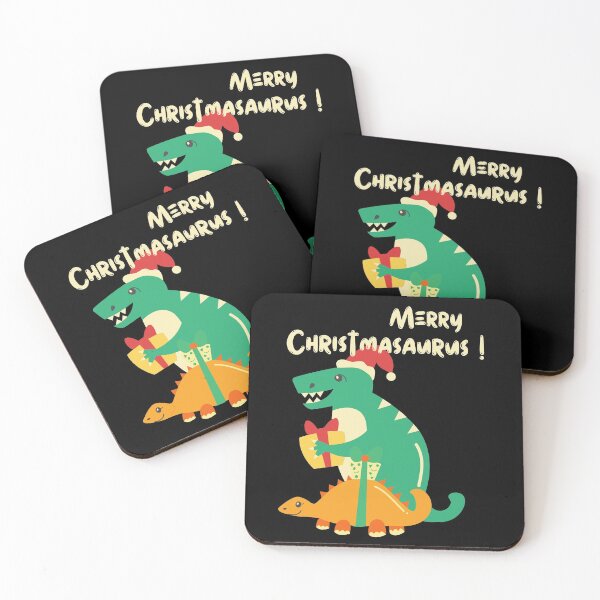 Item preview, Merry Christmas-saurus! Adorably cute Dino for Xmas T-Shirt designed and sold by apathecary.