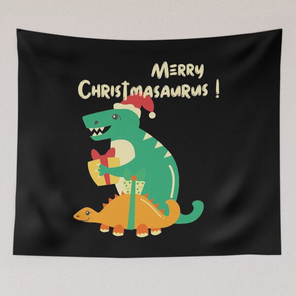 Item preview, Merry Christmas-saurus! Adorably cute Dino for Xmas T-Shirt designed and sold by apathecary.