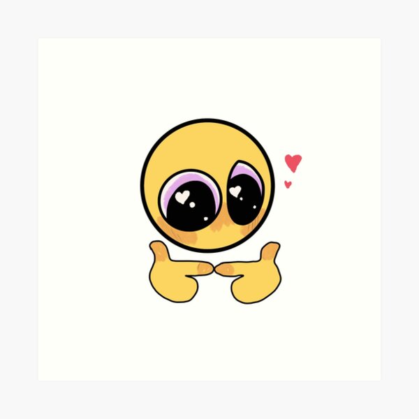 Uwu Emoji Art Prints for Sale | Redbubble