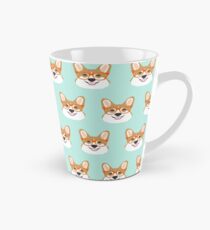 Corgi glasses welsh corgi dog breed custom pet portrait print pet friendly design Tall Mug
