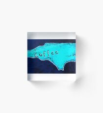 NC Coffee Acrylic Block