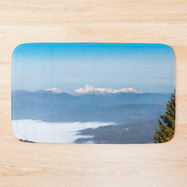 Item preview, Autumn fog below mountain Triglav designed and sold by Patrik Lovrin.