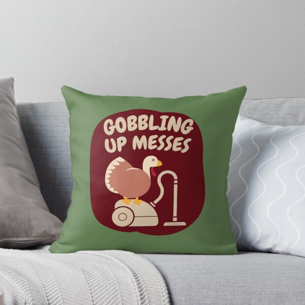 Item preview, Gobbling Up Messes Thanksgiving Vacuum Housekeeping Cleaning designed and sold by SavvyCleaner.