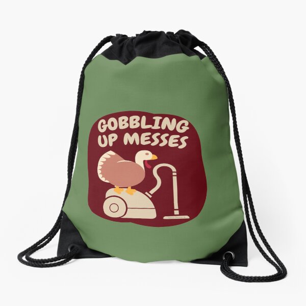 Item preview, Gobbling Up Messes Thanksgiving Vacuum Housekeeping Cleaning designed and sold by SavvyCleaner.
