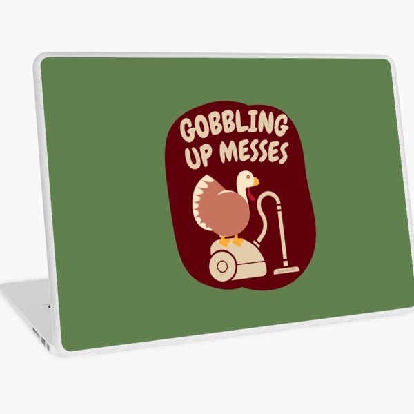 Item preview, Gobbling Up Messes Thanksgiving Vacuum Housekeeping Cleaning designed and sold by SavvyCleaner.