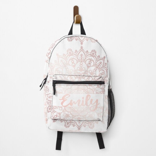 Item preview, First name Emily mandala in rose gold designed and sold by felinefeelings.