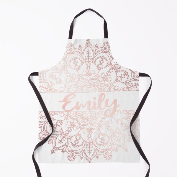 Item preview, First name Emily mandala in rose gold designed and sold by felinefeelings.