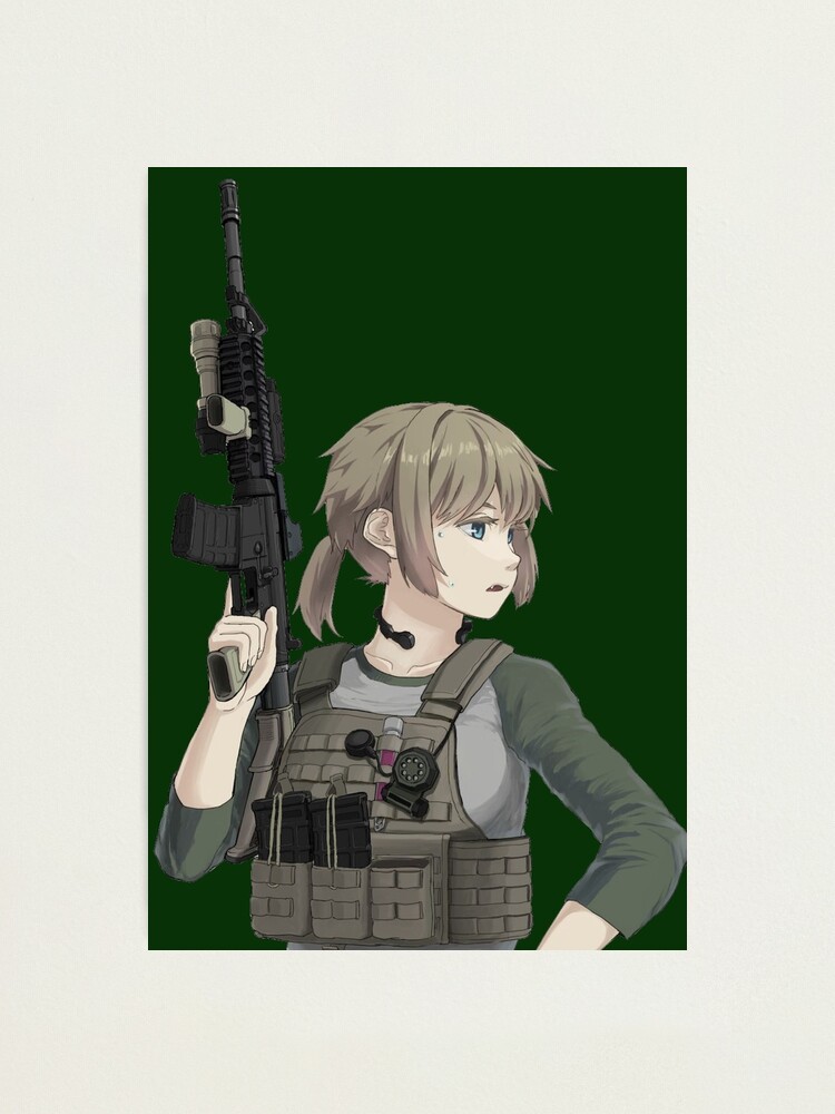 Tactical Anime Girl Folder Gun Paperwork Registration Supporting Doc A4  Holder | eBay