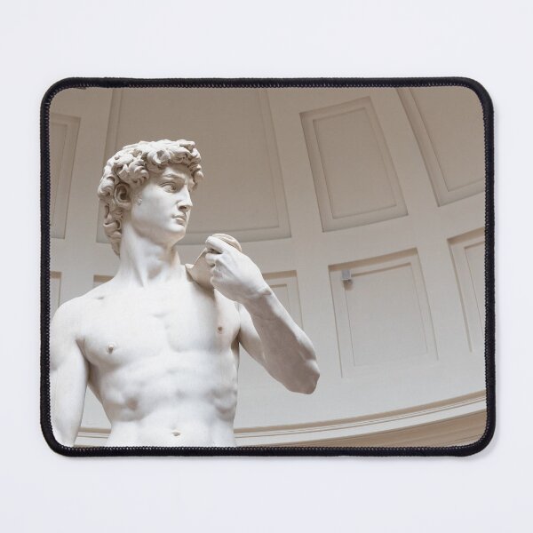 Item preview, Florence, Italy - Circa August 2021: David sculpture by Michelangelo Buonarroti. The masterpiece of the Renaissance art. designed and sold by Paolo Modena Photography - Fine Italian Art.