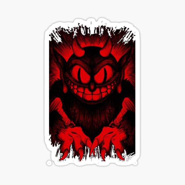 The devil melting design : r/Cuphead