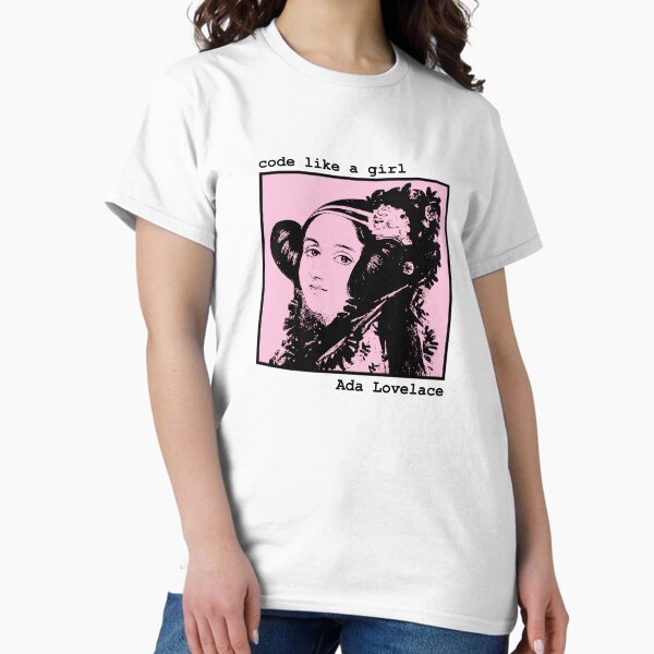 Item preview, Code like a girl - Ada Lovelace designed and sold by nanarts.