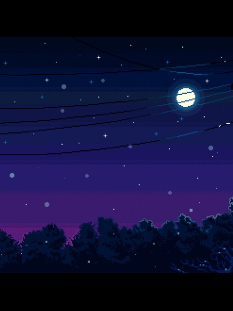 [OC] [Newbie] [CC] Lonely Moonrise : r/PixelArt