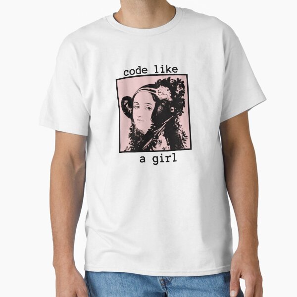 Item preview, Programmer girl - Code like a girl - Ada Lovelace designed and sold by nanarts.