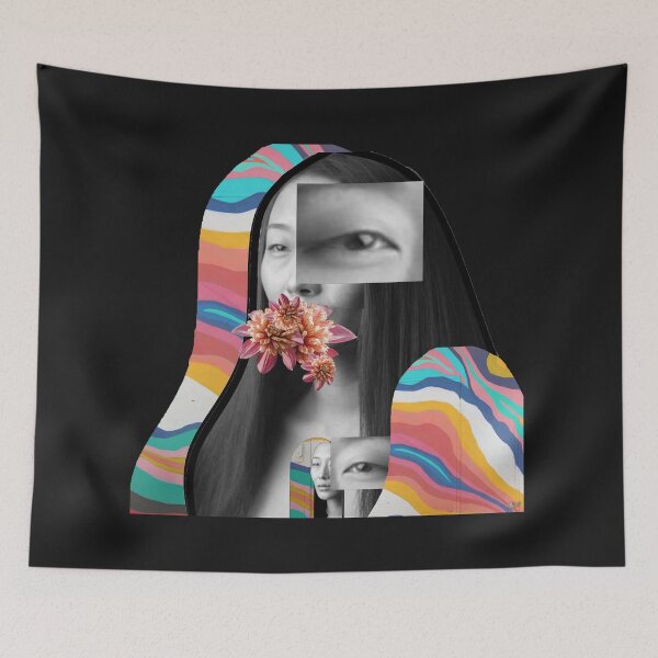 Item preview, She -flowers designed and sold by AWAarts.
