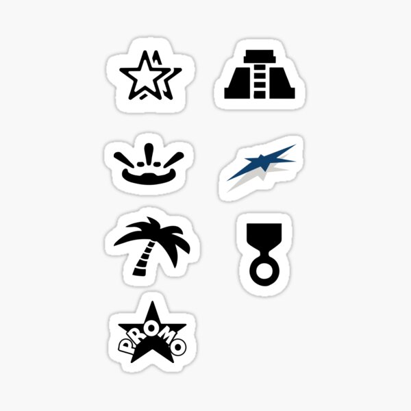 Neo and Legendary Series Set Symbols Sticker