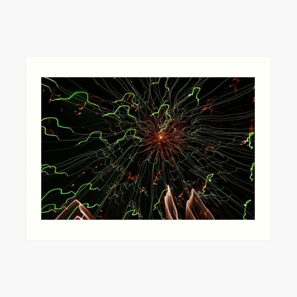 fireworks Art Print