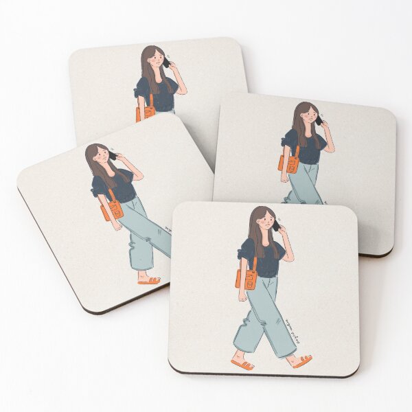 Item preview, Girl on the phone designed and sold by Digital-Nadine.