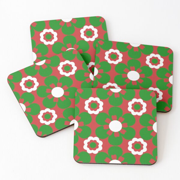 Item preview, Christmas Floral Pattern_Red Background 1 designed and sold by Rosinda.