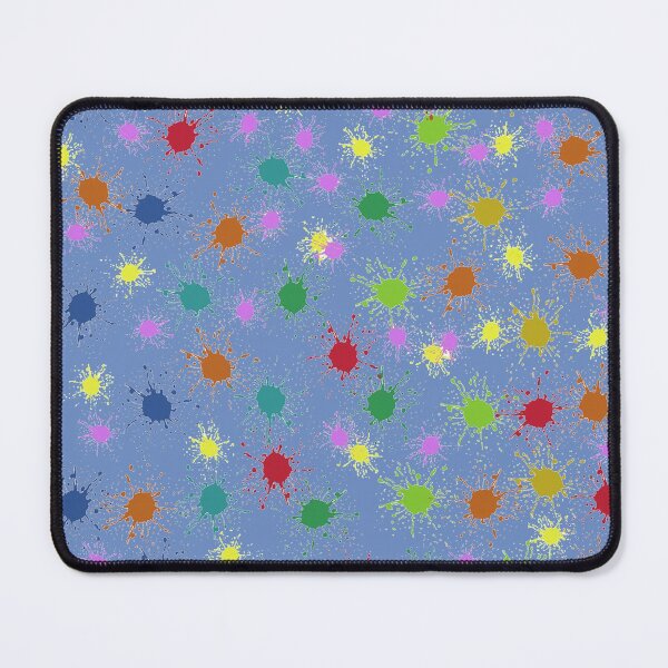 Item preview, Paint Splashes on Blue designed and sold by Betty Mackey.