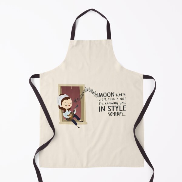 Item preview, Moon River lyrics by Audrey Hepburn - Breakfast at Tiffany's designed and sold by mruburu.