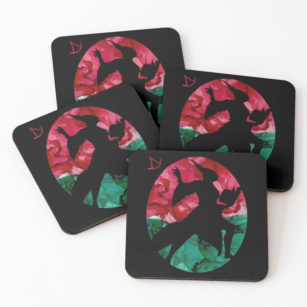 Item preview, FFXIV Summoner Silhouette v2 - Christmas Colours designed and sold by GingerCatGifts.