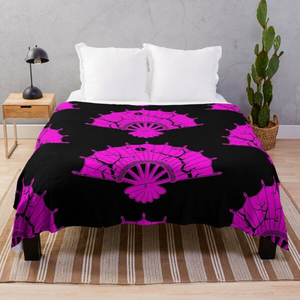 Item preview, Fuchsia Pink Japanese Hand Fan Japanese Culture Spring Blossom Japan designed and sold by SoccaTamam.