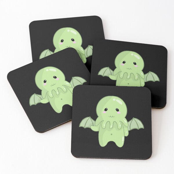 Item preview, Cute Kawaii Cthulhu - Lovecraft Fantasy Monster designed and sold by sunburstrpg.