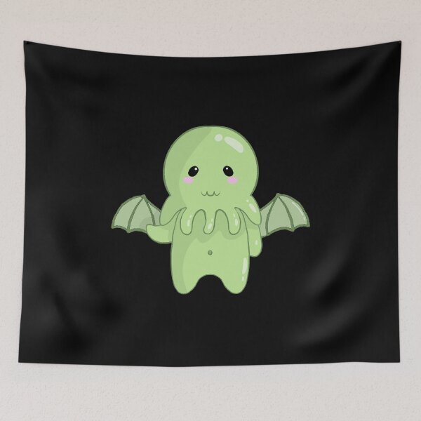 Item preview, Cute Kawaii Cthulhu - Lovecraft Fantasy Monster designed and sold by sunburstrpg.