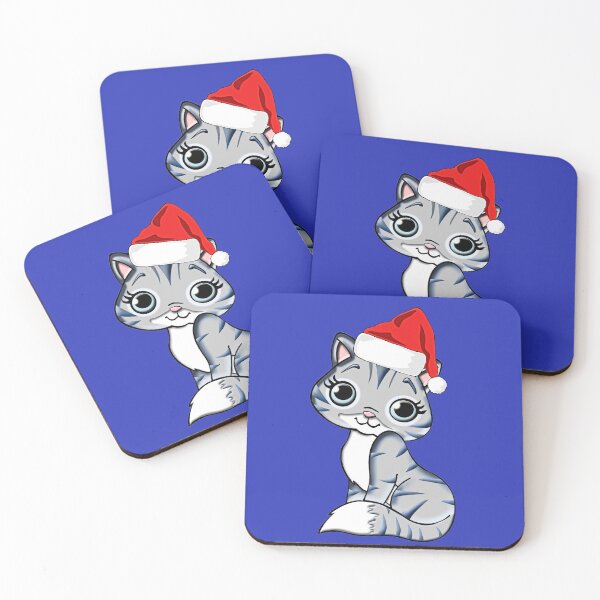 Item preview, Santa Kitten designed and sold by RedSparkles Designs.