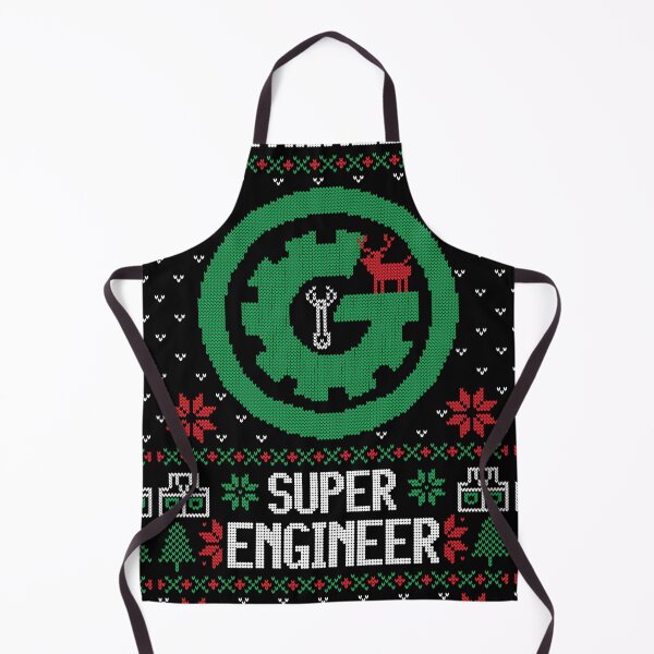 Item preview, Super Engineer Ugly Christmas Sweater Xmas designed and sold by TeeServes.