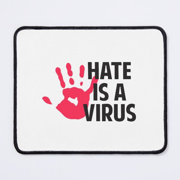 Item preview, Asians Are Not A Virus Love Over Hate Stop Asian Hate designed and sold by StickerbashCo.