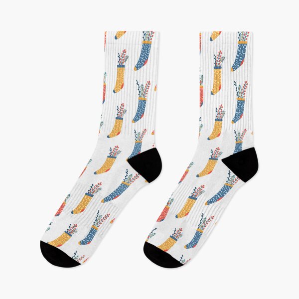 Item preview, Christmas socks pattern designed and sold by Olizabet.