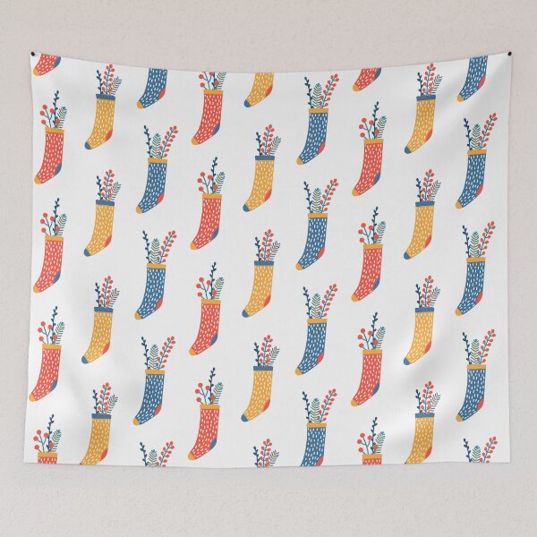 Item preview, Christmas socks pattern designed and sold by Olizabet.