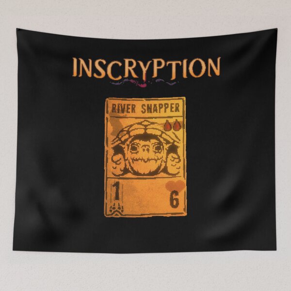 Item preview, Inscryption Psychological Horror River Snapper Card Game Halloween Scary Spooky Dark Escape-room Puzzles designed and sold by Xeuno.
