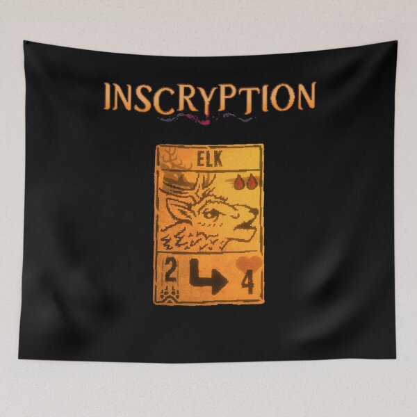 Item preview, Inscryption Psychological Horror Elk Card Game Halloween Scary Spooky Dark Escape-room Puzzles designed and sold by Xeuno.