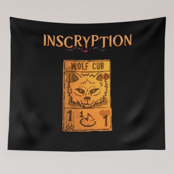 Item preview, Inscryption Psychological Horror Wolf Cub Card Game Halloween Scary Spooky Dark Escape-room Puzzles designed and sold by Xeuno.