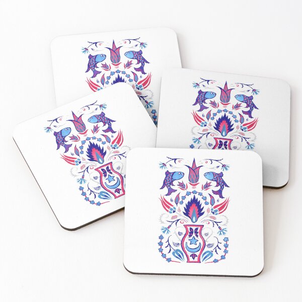 Item preview, Iznik Tile Arts - Lapis Lazuli designed and sold by IZANAMI By Akane Yabushita.