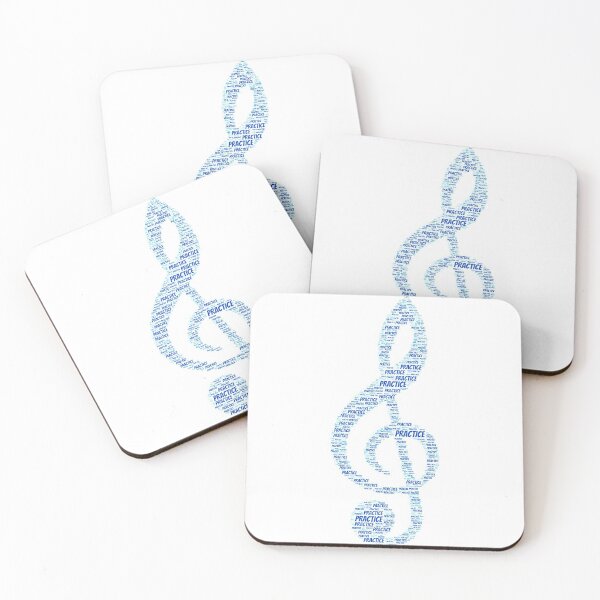 Item preview, PRACTICE treble clef designed and sold by Musicianst0re.
