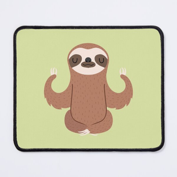 Item preview, Sloth doing yoga designed and sold by mruburu.