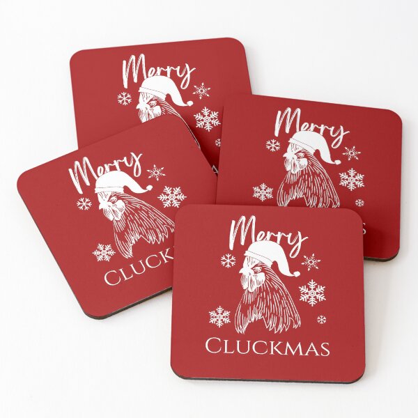 Item preview, Merry cluckmas, Christmas chicken designed and sold by bosilvercat.